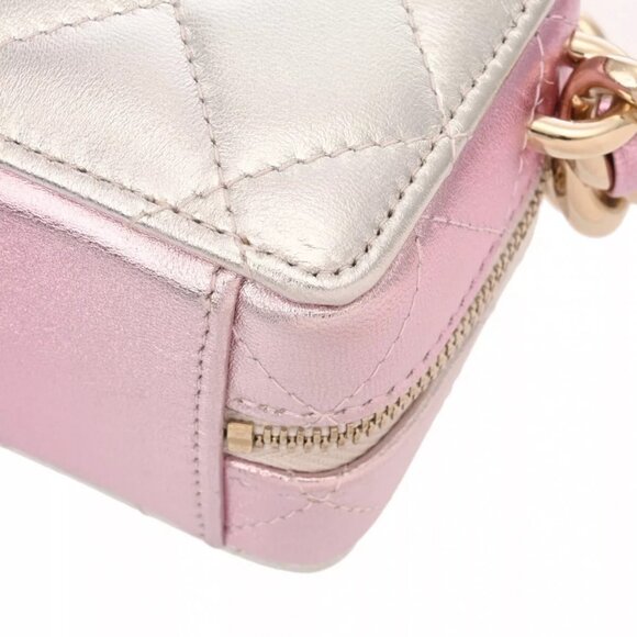 CHANEL Matrasse Mini Chain bag Silver/Pink AP2529 shoulder bag - Picture 8 of 16